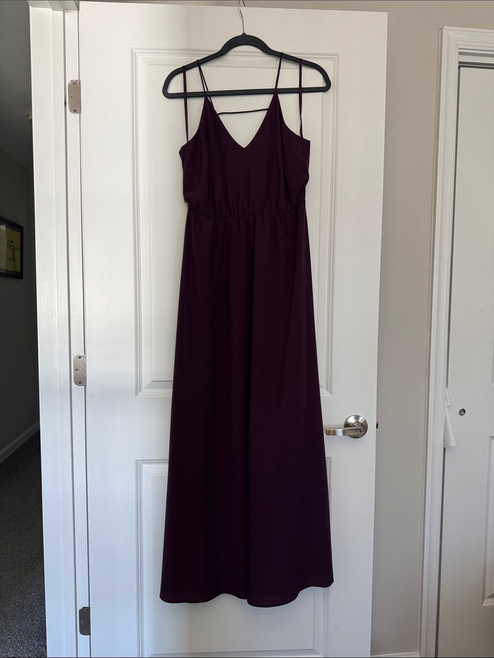 LOFT Wine Plum Maxi Dress
